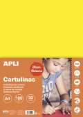 APLI Barevn papr A4 170 g fluo - lut 50 ks