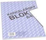 BOBO BLOK Kancelářský blok A4, čistý, 50 listů