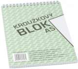 BOBO BLOK Blok s horní vazbou A5, čtvereček, 50 listů