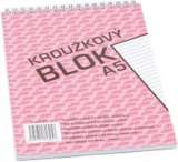 BOBO BLOK Blok s horní vazbou A6, čistý, 50 listů
