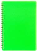 BOBO BLOK Plastic blok NEON zelený A5, linka, 60 listů