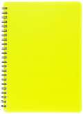BOBO BLOK Plastic blok NEON žlutý A5, linka, 60 listů