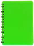 BOBO BLOK Plastic blok NEON zelený A6, linka, 60 listů