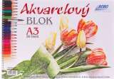 BOBO BLOK Akvarelový blok A3, čistý, 20 listů