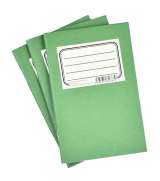 BOBO BLOK Passbook ZELENÁČ (sada 3 ks), 14x9cm, 24 listů