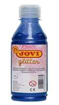 Jovi JOVI temperová barva glittrová 250 ml v lahvi modrá