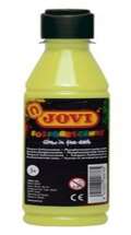 Jovi JOVI temperová barva neónová 250ml v lahvi žlutá