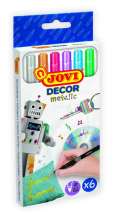 Jovi JOVI DECOR METALIC fixy 6 ks - barevné
