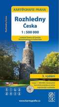 Kartografie Praha Rozhledny Česka 1:500 000