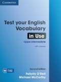 Cambridge University Press Test Your English Vocabulary in Use Upper-intermediate Book with Answers
