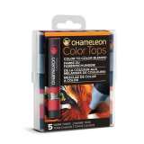 Chameleon Set Chameleon Color Tops, 5ks - teplé tóny