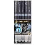 Chameleon Set Chameleon tónovací fixy, 5ks - šedé tóny