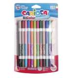 Carioca CARIOCA oboustranné fixy BiColor sada 12ks