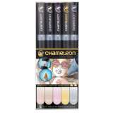 Chameleon Set Chameleon tónovací fixy, 5ks - pastelové tóny