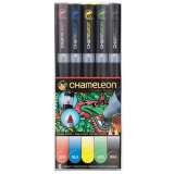 Chameleon Set Chameleon tónovací fixy, 5ks - základní tóny