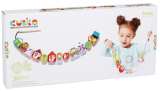 CUBIKA CUBIKA 14309 Navlékací pohádka - navlékací set - 13 dřevěných dílů a 8 předloh
