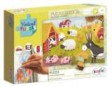 Aladine Vertikální okenní puzzle - Farma 24 dílků