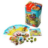 CUBIKA Puzzlika 13470 Magnetické domečky - magnetická hra 35 dílků a 10 předloh