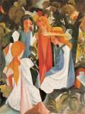 Ricordi Puzzle: 4 děvčata: August Macke (1500 dílků)