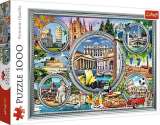 TREFL Dovolená v Itálii: Puzzle/1000 dílků