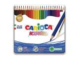 Carioca CARIOCA akvarelové pastelky v plechové krabičce 24 ks