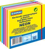 Office Samolepicí bločky 76 x 76 mm - neonové pastelové barvy 400 listů