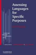 Cambridge University Press Assessing Languages for Specific Purposes