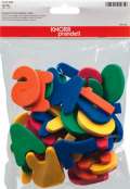 Scrapbooking KNORR pěnové razítka - sada abeceda a čísla 5cm ( 36 ks )
