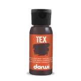 DARWI DARWI TEX barva na textil - Tmavě hnědá 50 ml