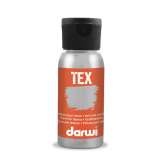DARWI DARWI TEX barva na textil - Metalická stříbrná 50 ml