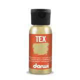 DARWI DARWI TEX barva na textil - Metalická zlatá 50 ml