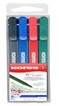 Kores Kores K-LINER SET, šíře stopy 0,4 mm, sada 4 barev.