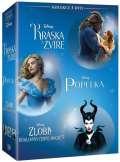 Magic Box Kráska a zvíře + Popelka + Zloba - Královna černé magie kolekce 3DVD