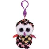 Ty TY Beanie Boos flitrový CHECKS - sova 8.5 cm