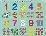 Larsen Puzzle MAXI - Počítání pro nejmenší s čísly/10 dílků