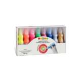 Primo PRIMO sada temperové barvy 3D FLUO + METAL 8 x 50 ml
