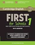 Cambridge University Press Cambridge English First for Schools 1 (2015 Exam) Students Book with answers