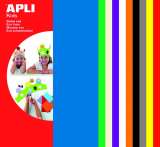 APLI APLI pěnovka 200 x 300 mm - mix 10 barev ( 10 ks )