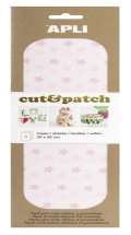 APLI APLI Cut&Patch papír 30 x 50 cm - Hvězdičky růžový pastel 3 ks