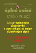 Poradce Aktualizace VI/1 Zkon o podmnkch obchodovn s povolenkami na emise sklenkovch plyn, Zkon o h