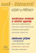 Cardová Zdenka DÚVaP 4/2020 Daně a účetnictví, vzory a případy - Účetní agenda, Mzdová agenda, Zdaňování příjmů FO