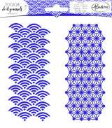 Aladine Aladine šablona 15 x 15 cm - japonská geometrie